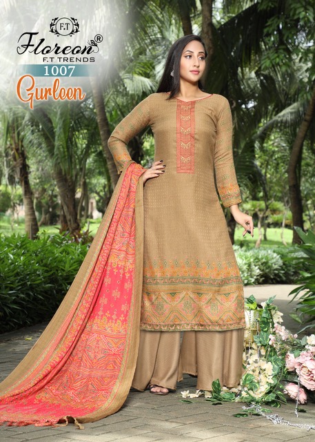 Floreon Gurleen Dobby Cotton Designer Dress Material collection